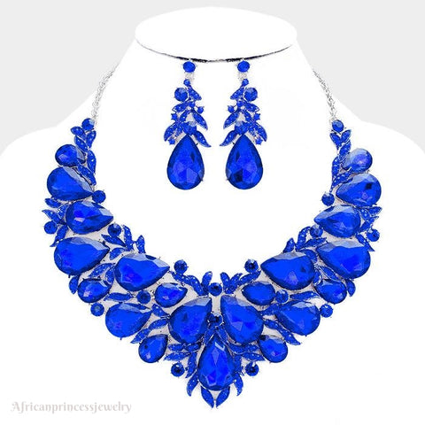 EVENING CRYSTAL NECKLACE SET
