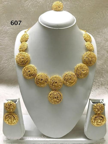 THREE PIECE INDIAN / AFRICAN NECKLACE SET