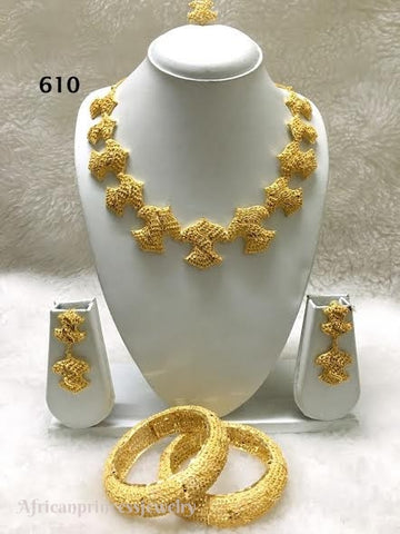 THREE PIECE INDIAN / AFRICAN NECKLACE SET