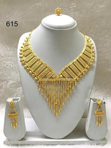 THREE PIECE INDIAN / AFRICAN NECKLACE SET