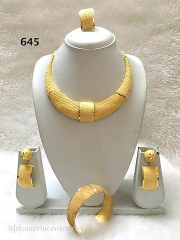 THREE PIECE INDIAN / AFRICAN NECKLACE SET