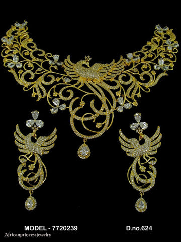 CUBIC ZIRCONIA NECKLACE SET