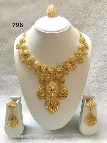 THREE PIECE INDIAN / AFRICAN NECKLACE SET