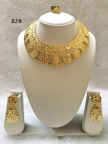 THREE PIECE INDIAN / AFRICAN NECKLACE SET