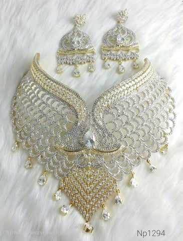 CUBIC ZIRCPNIA NECKLACE SET