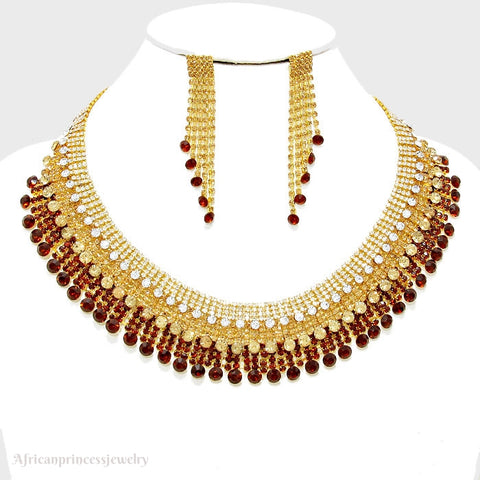 CRYSTAL NECKLACE SET