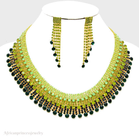CRYSTAL NECKLACE SET