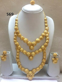 THREE PIECE INDIAN /AFRICAN NECKLACE SET