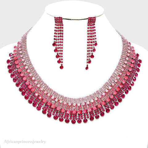 CRYSTAL NECKLACE SET